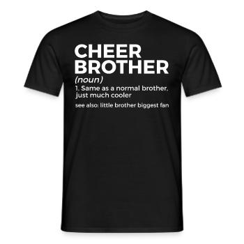 Cheerleader Cheerleading - Men's T-Shirt - black - Front - AI Model Male 178 light (178cm)