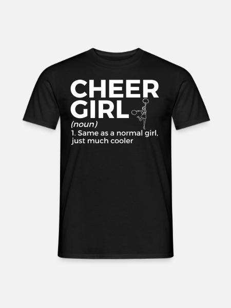 Cheerleader Cheerleading - Men's T-Shirt - black