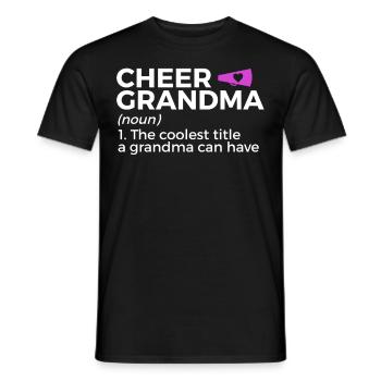 Cheerleader Cheerleading - Men's T-Shirt - black - Front - AI Model Male 178 light (178cm)
