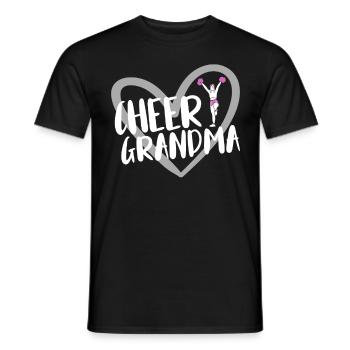 Cheerleader Cheerleading - Men's T-Shirt - black - Front - AI Model Male 178 light (178cm)