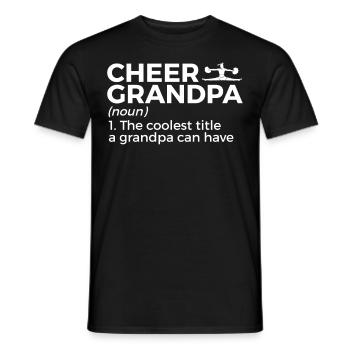 Cheerleader Cheerleading - Men's T-Shirt - black - Front - AI Model Male 178 light (178cm)