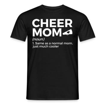 Cheerleader Cheerleading - Men's T-Shirt - black - Front - AI Model Male 178 light (178cm)