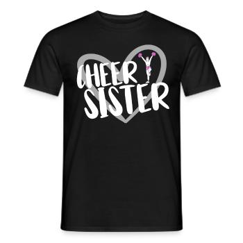Cheerleader Cheerleading - Männer T-Shirt - Schwarz - Vorne - AI Model Male 178 light (178cm)