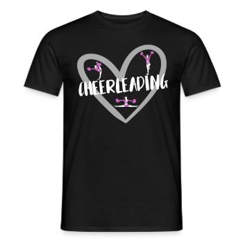 Cheerleader Cheerleading - Men's T-Shirt - black - Front - AI Model Male 178 light (178cm)