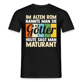 Maturant Schulabschluss Matura - Männer T-Shirt - Schwarz - Vorne - AI Model Male 178 light (178cm)