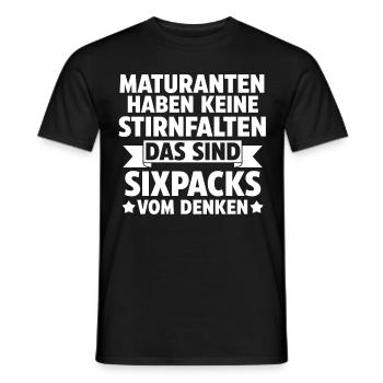 Maturant Schulabschluss Matura - Männer T-Shirt - Schwarz - Vorne - AI Model Male 178 light (178cm)