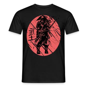 Samurai Krieger Ninja Japanische Kunst Japan Katan - Männer T-Shirt - Schwarz - Vorne - AI Model Male 178 light (178cm)
