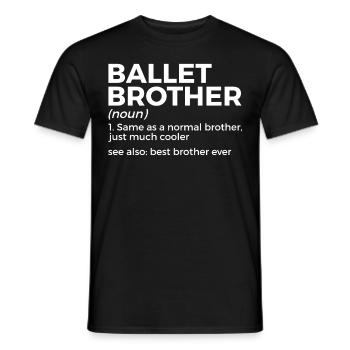 Danse classique - T-shirt homme - noir - Devant - AI Model Male 178 light (178cm)