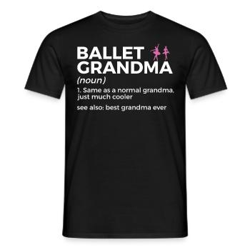 Ballet Tanzen - Männer T-Shirt - Schwarz - Vorne - AI Model Male 178 light (178cm)