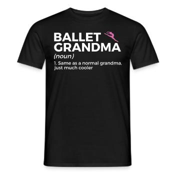 Ballet Tanzen - Männer T-Shirt - Schwarz - Vorne - AI Model Male 178 light (178cm)
