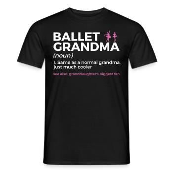 Ballet Tanzen - Männer T-Shirt - Schwarz - Vorne - AI Model Male 178 light (178cm)