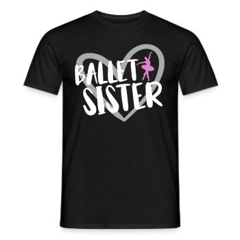 Ballet Tanzen - Männer T-Shirt - Schwarz - Vorne - AI Model Male 178 light (178cm)