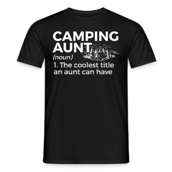 Camping Camping Camping-car - T-shirt homme - noir - Devant - AI Model Male 178 light (178cm)