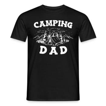 Camping Camping Camping-car - T-shirt homme - noir - Devant - AI Model Male 178 light (178cm)