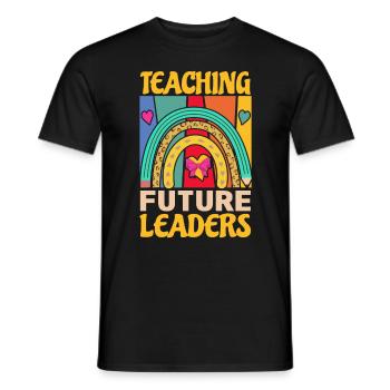 Primary School Teacher Kindergarten Educator - Men's T-Shirt - black - Front - AI Model Male 178 light (178cm)
