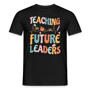 Primary School Teacher Kindergarten Educator - Men's T-Shirt - black - Front - AI Model Male 178 light (178cm)