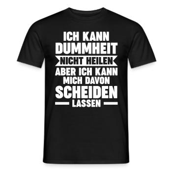 Scheidungsparty Geschieden Scheidung - Männer T-Shirt - Schwarz - Vorne - AI Model Male 178 light (178cm)