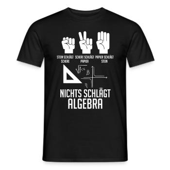 Mathematik Mathe Rechnen Algebra - Männer T-Shirt - Schwarz - Vorne - AI Model Male 178 light (178cm)
