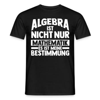 Mathematik Mathe Rechnen Algebra - Männer T-Shirt - Schwarz - Vorne - AI Model Male 178 light (178cm)