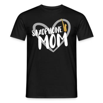 Musiciens de saxophone Musique de cuivres - T-shirt homme - noir - Devant - AI Model Male 178 light (178cm)