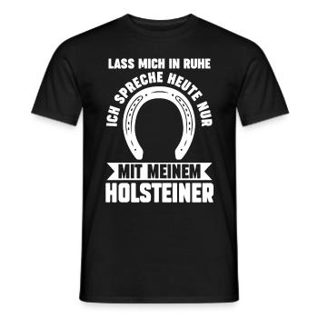Pferd Reitsport Reiten Pferdesport Holsteiner - Männer T-Shirt - Schwarz - Vorne - AI Model Male 178 light (178cm)