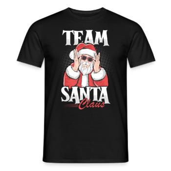 Merry Santa Claus Costume Merry Christmas - Men's T-Shirt - black - Front - AI Model Male 178 light (178cm)