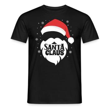 Joyeux Père Noël Costume Joyeux Noël - T-shirt homme - noir - Devant - AI Model Male 178 light (178cm)