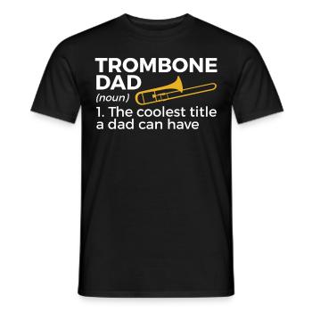 Trombone Musicien Brass Band - T-shirt homme - noir - Devant - AI Model Male 178 light (178cm)