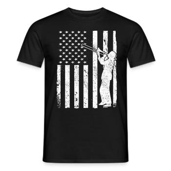 Trombone Musicien Brass Band - T-shirt homme - noir - Devant - AI Model Male 178 light (178cm)