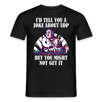 Cybersecurity - IT-Sicherheit Informatiker - Männer T-Shirt - Schwarz - Vorne - AI Model Male 178 light (178cm)