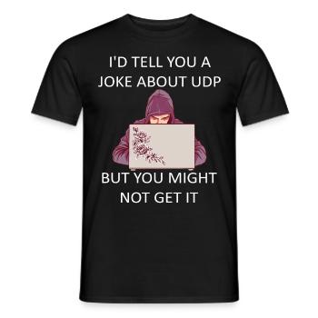 Cybersecurity - IT-Sicherheit Informatiker - Männer T-Shirt - Schwarz - Vorne - AI Model Male 178 light (178cm)