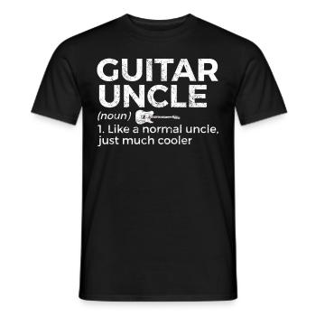 Musicien de guitare Musique de cuivres - T-shirt homme - noir - Devant - AI Model Male 178 light (178cm)