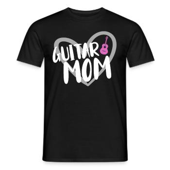Musicien de guitare Musique de cuivres - T-shirt homme - noir - Devant - AI Model Male 178 light (178cm)