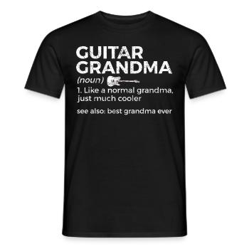 Musicien de guitare Musique de cuivres - T-shirt homme - noir - Devant - AI Model Male 178 light (178cm)