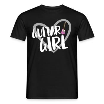 Musicien de guitare Musique de cuivres - T-shirt homme - noir - Devant - AI Model Male 178 light (178cm)