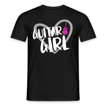 Musicien de guitare Musique de cuivres - T-shirt homme - noir - Devant - AI Model Male 178 light (178cm)