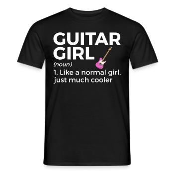 Musicien de guitare Musique de cuivres - T-shirt homme - noir - Devant - AI Model Male 178 light (178cm)