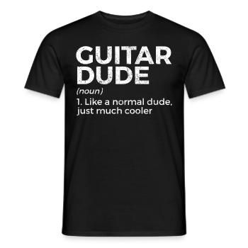 Musicien de guitare Musique de cuivres - T-shirt homme - noir - Devant - AI Model Male 178 light (178cm)