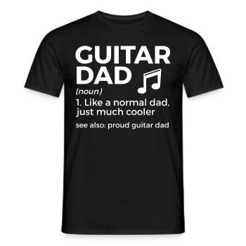 Musicien de guitare Musique de cuivres - T-shirt homme - noir - Devant - AI Model Male 178 light (178cm)