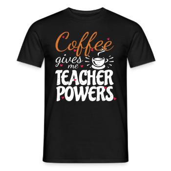 Primary School Teacher Kindergarten Educator - Men's T-Shirt - black - Front - AI Model Male 178 light (178cm)