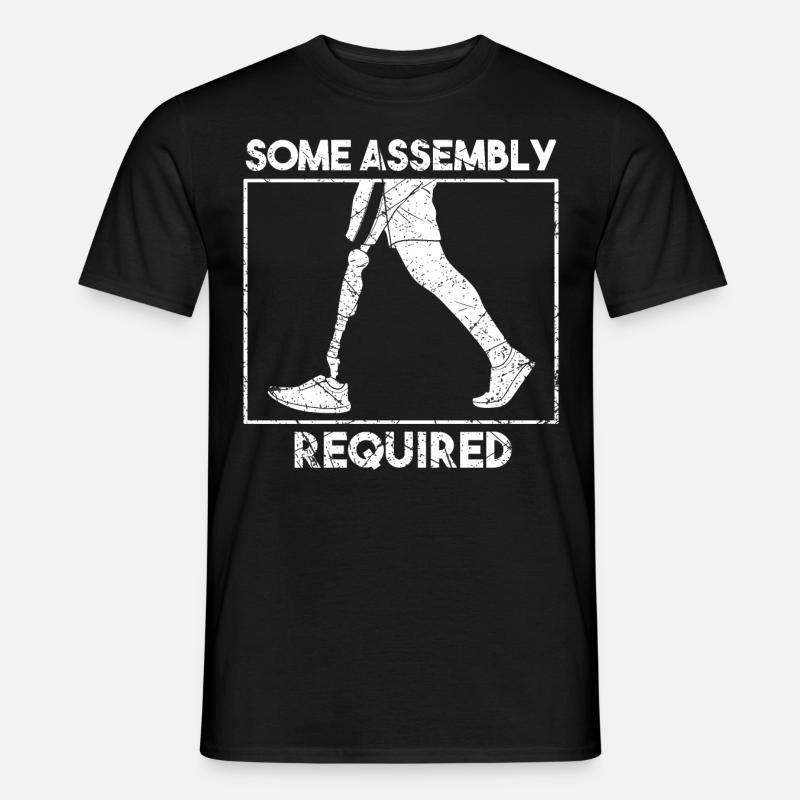 Some Assembly Required Amputierte - Männer T-Shirt - Schwarz