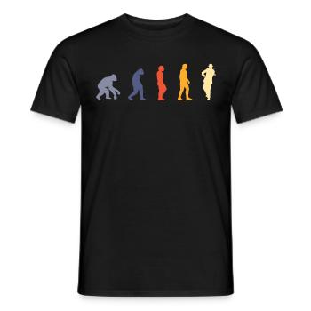 Violon Musicien - T-shirt homme - noir - Devant - AI Model Male 178 light (178cm)