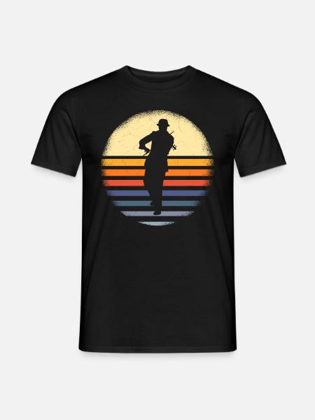 Violon Musicien - T-shirt homme - noir