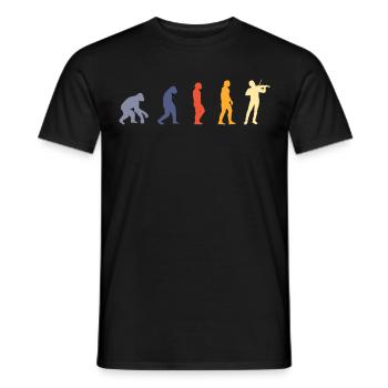 Violon Musicien - T-shirt homme - noir - Devant - AI Model Male 178 light (178cm)