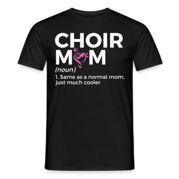 Choir Musiker - Männer T-Shirt - Schwarz - Vorne - AI Model Male 178 light (178cm)