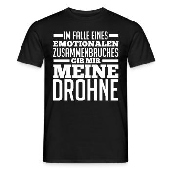 Drohne Pilot Drohnen - Männer T-Shirt - Schwarz - Vorne - AI Model Male 178 light (178cm)