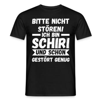 Schiri Unparteiischer Fußball Schiedsrichter - Männer T-Shirt - Schwarz - Vorne - AI Model Male 178 light (178cm)