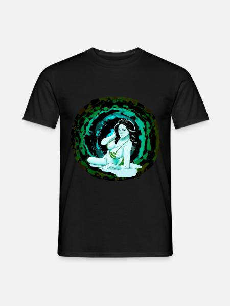 Dream Woman Fantasy Men Sexy Girl Girl - Men's T-Shirt - black