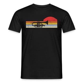Musicien Mellophone - T-shirt homme - noir - Devant - AI Model Male 178 light (178cm)