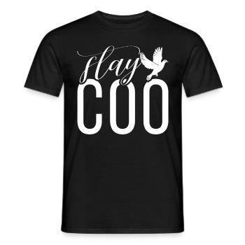 Funny Pigeon Fancier & Pigeons Whisperer Carrier Pigeon - Men's T-Shirt - black - Front - AI Model Male 178 light (178cm)